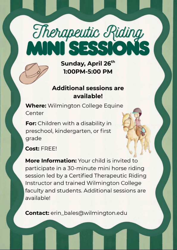Therapeutic Riding Sessions April 26, 2026